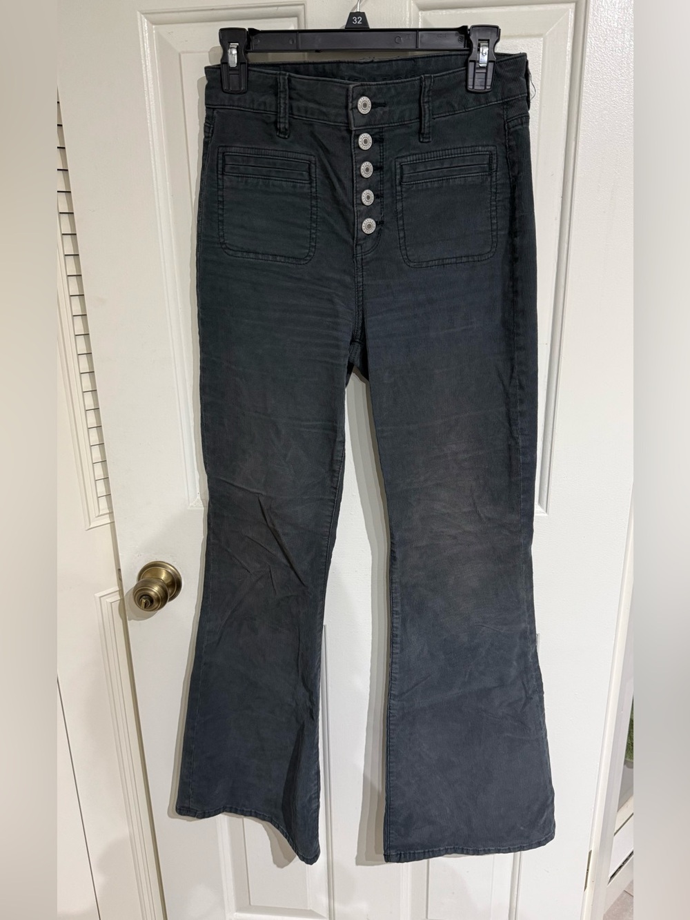 American Eagle Outfitters High Rise Corduroy Flare Pants